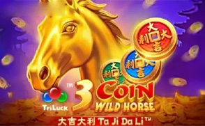 Play ม้าไวลด์ 3 เหรียญ (3 Coin Wild Horse) by Jili on Fun88